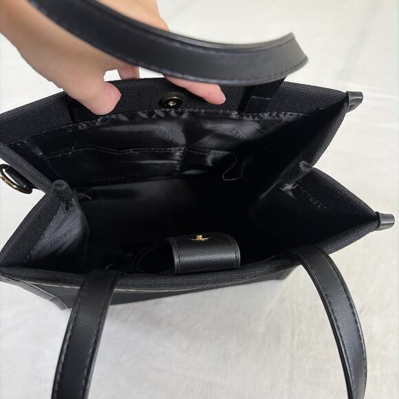 Versace Fragrances Canvas Bag Black Gold Travel Purse Handbag VIP GWP. New - Picture 14 of 16